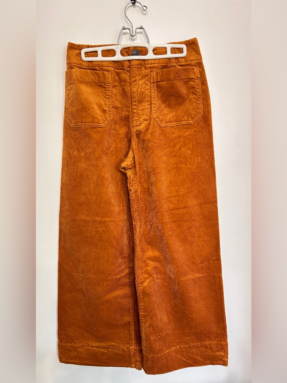 ANTHROPOLOGY MAEVE “THE COLETTE” HIGH WAIST/WIDE LEG CORDUROY PANTS